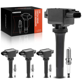 A-Premium front packaging showing ignition coils and spark plugs for easy identification and fit