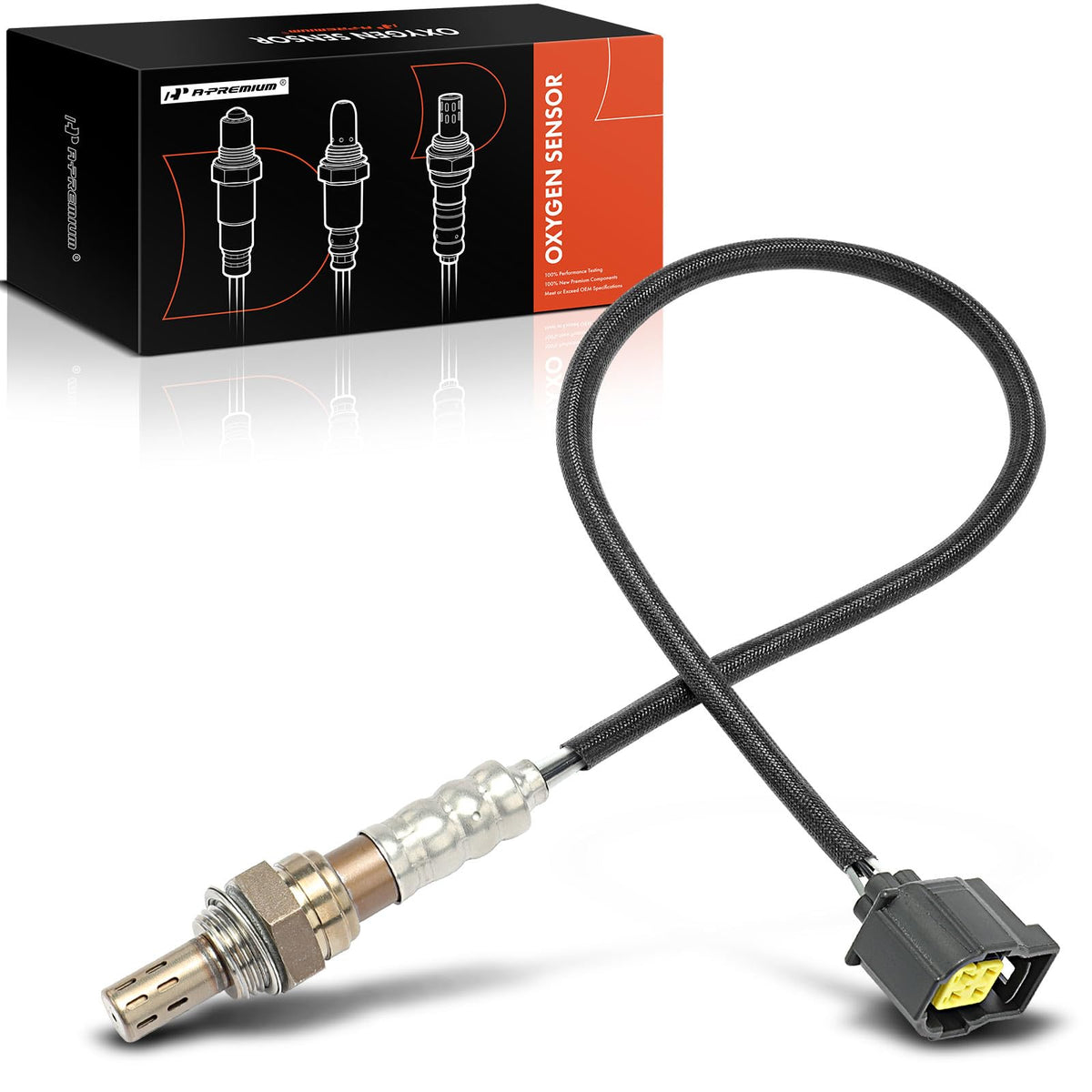 A-Premium front packaging showing sensor and fitment benefits