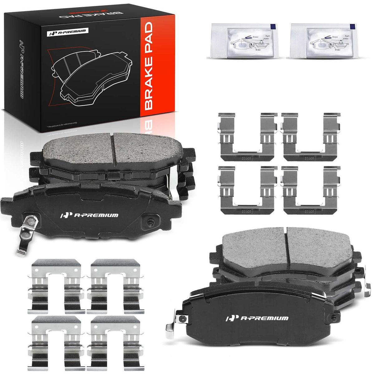 A-Premium front packaging showing Subaru fit and full kit benefits