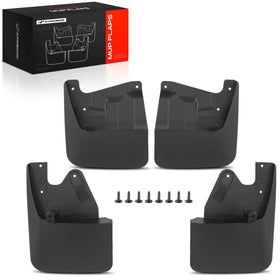 A-Premium front mud flap packaging showing fitment and benefits