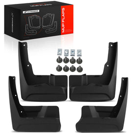 A-Premium front mud flap packaging showing fit and protection