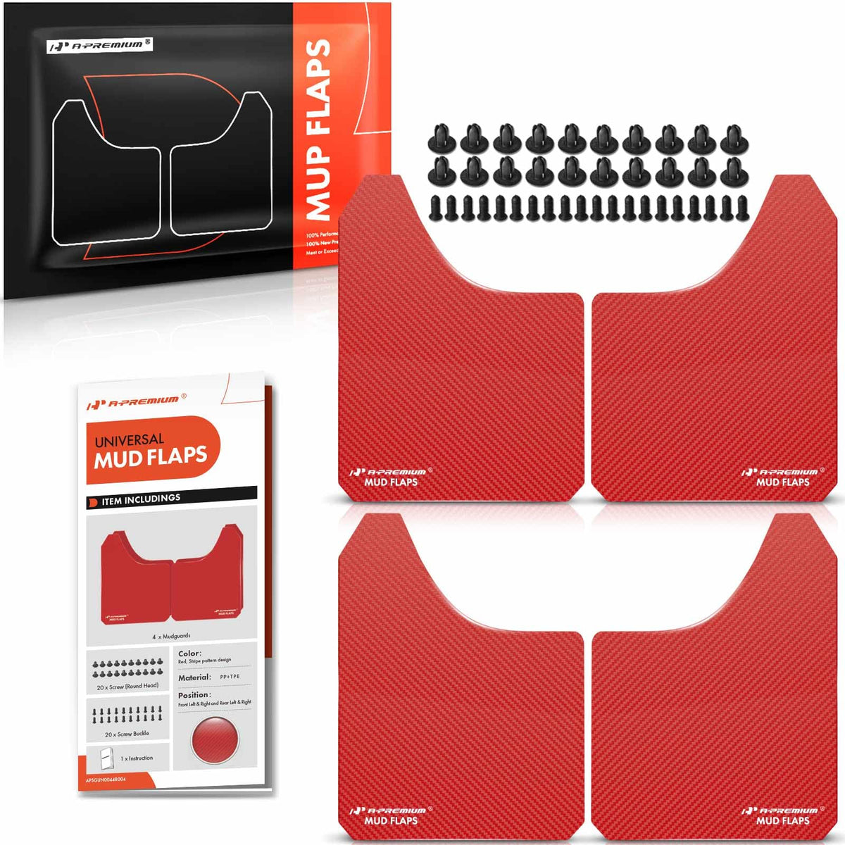 A-Premium front packaging view showing complete 4-pack protection