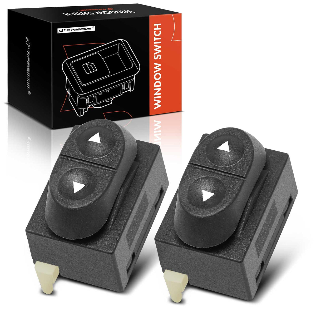 A-Premium front packaging view showing two switches and clear fitment benefit