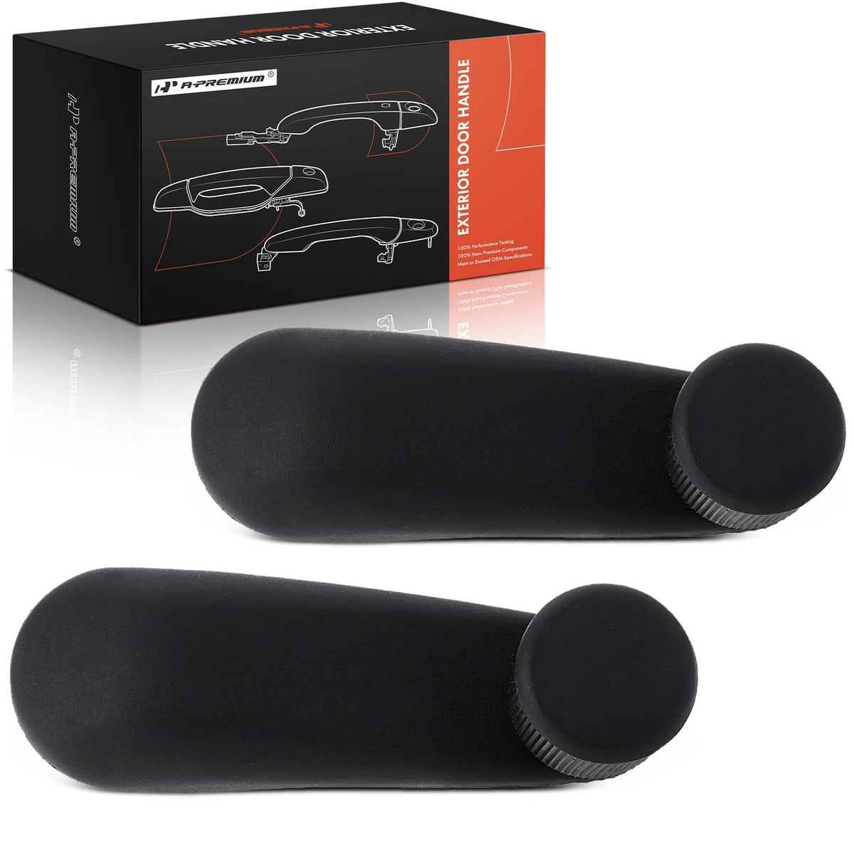 A-Premium front packaging view showing two replacement cranks and benefit of ready fit