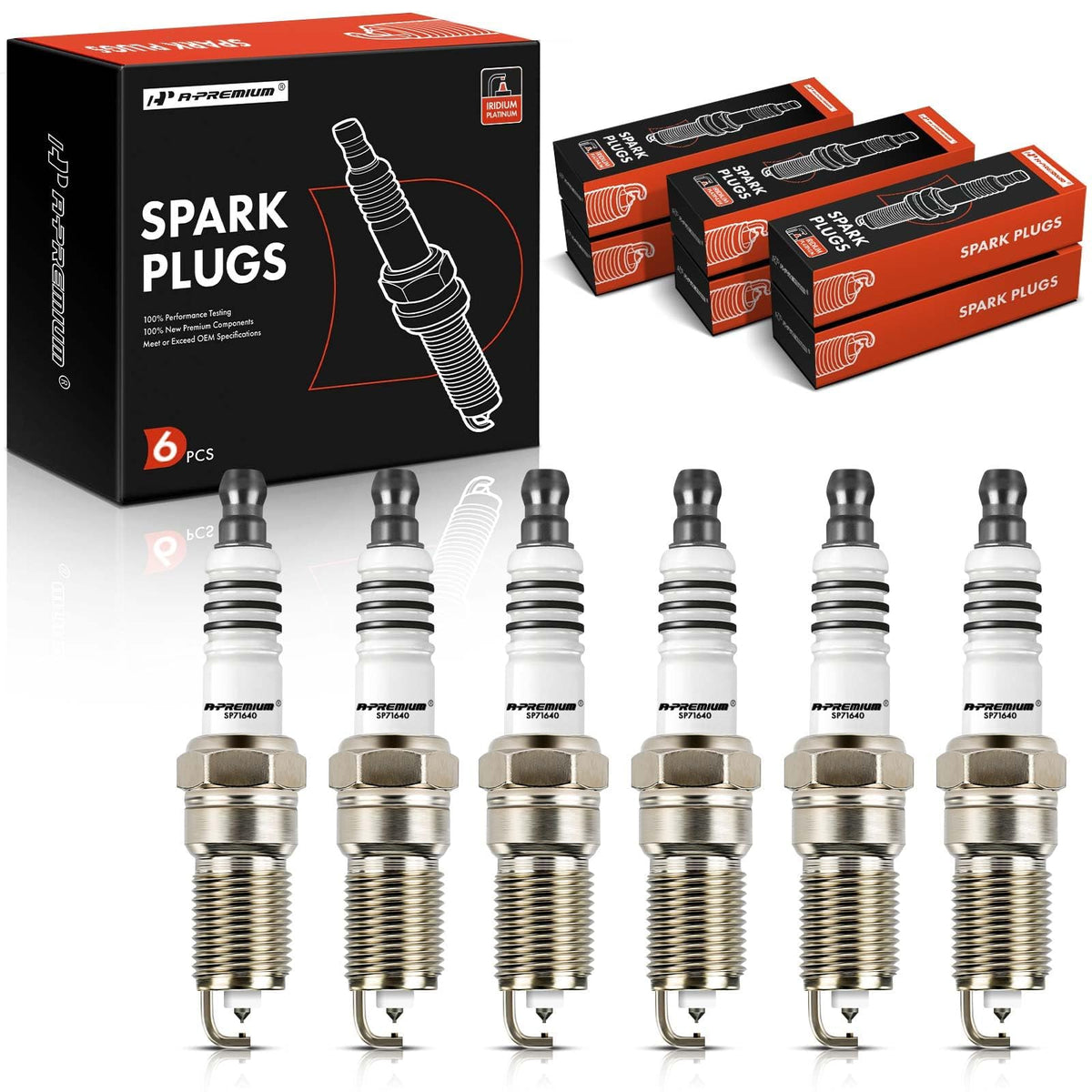 A-Premium front packaging showing six-plug kit and compatibility benefits