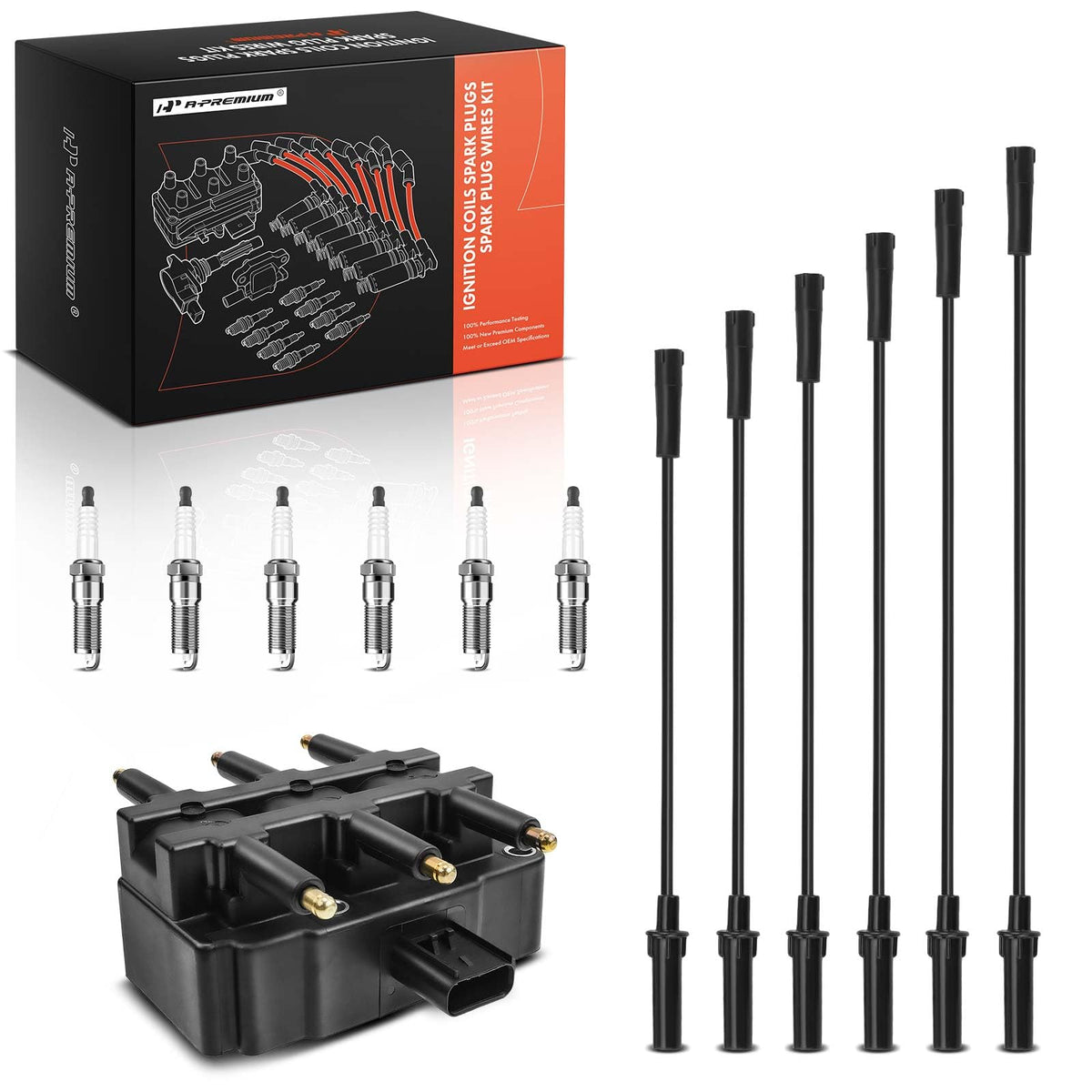 A-Premium front packaging showing kit components and fitment details for easy identification