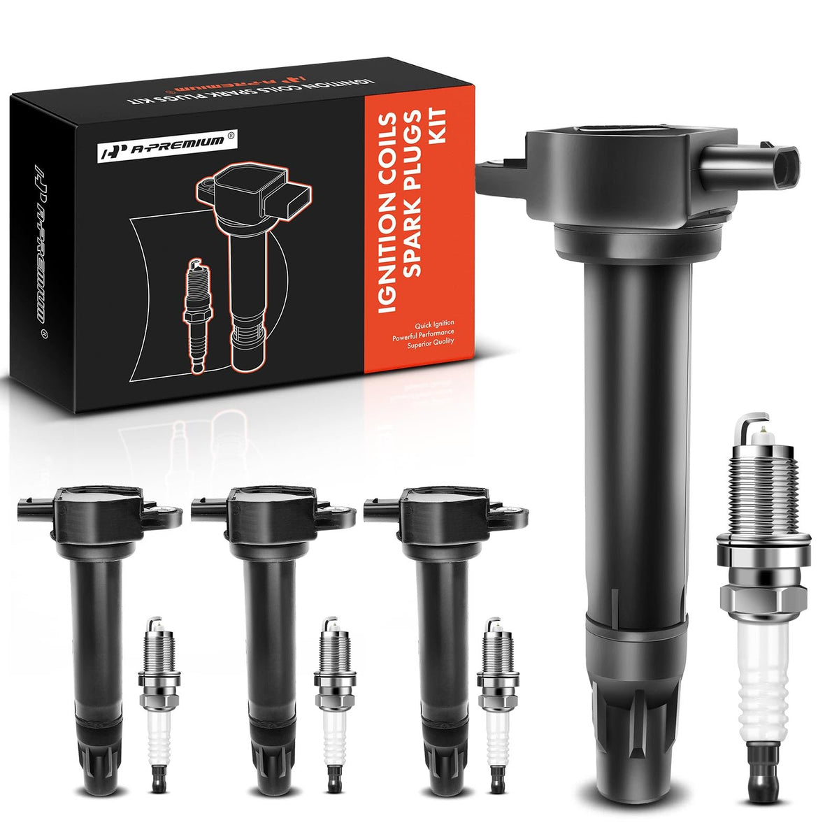 A-Premium front packaging showing kit components and fitment details for confidence