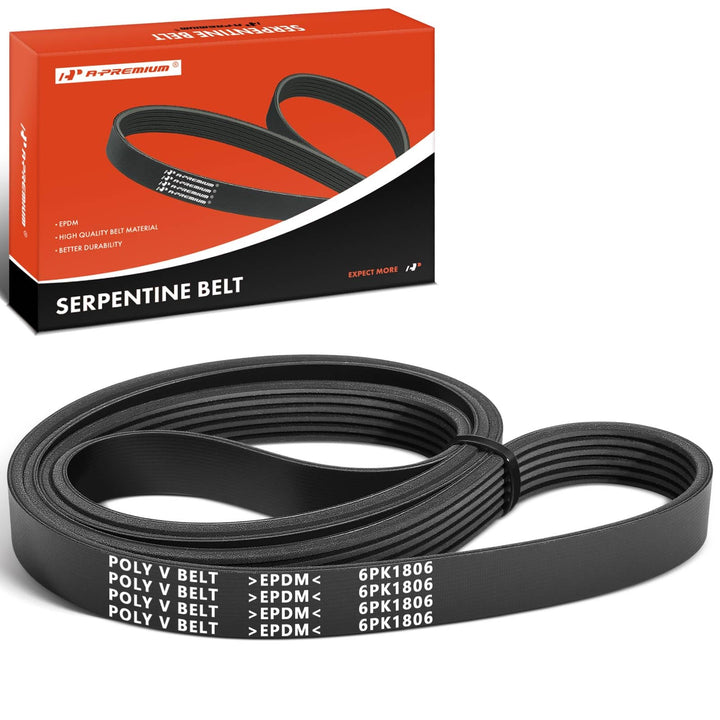 A-Premium front packaging showing belt and model fitment for quick selection