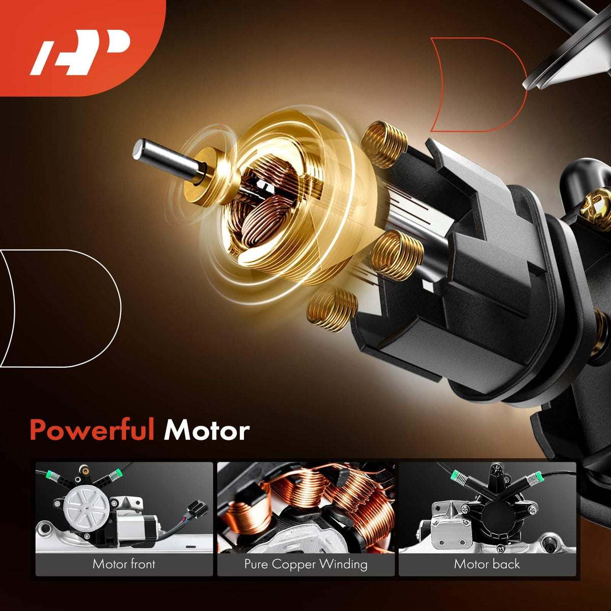 A-Premium wiring connector view showing OE-style plug for easy hookup