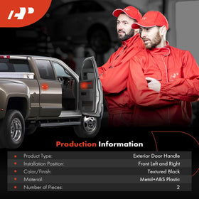 A-Premium front passenger handle front view highlighting clean fit benefit