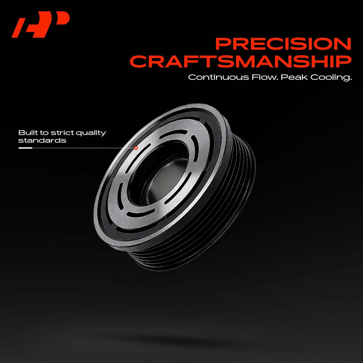 A-Premium front plate close-up showing correct mounting points for accurate alignment