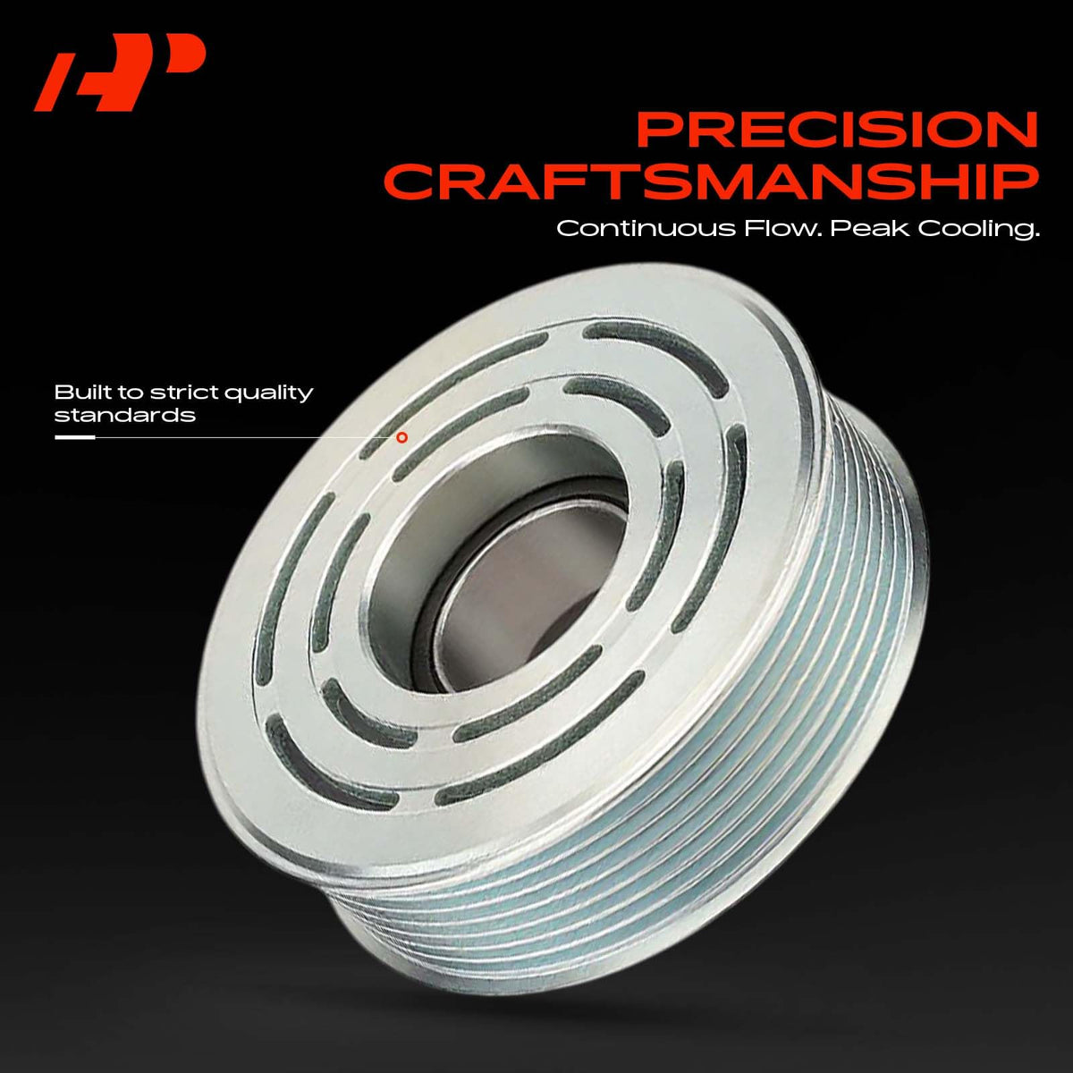 A-Premium front plate label shot showing precise machining and correct fit