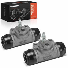 A-Premium front profile wheel cylinder showing mounting points and ready-to-install benefit