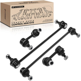 A-Premium front view of sway bar end link kit showing full replacement set and benefits