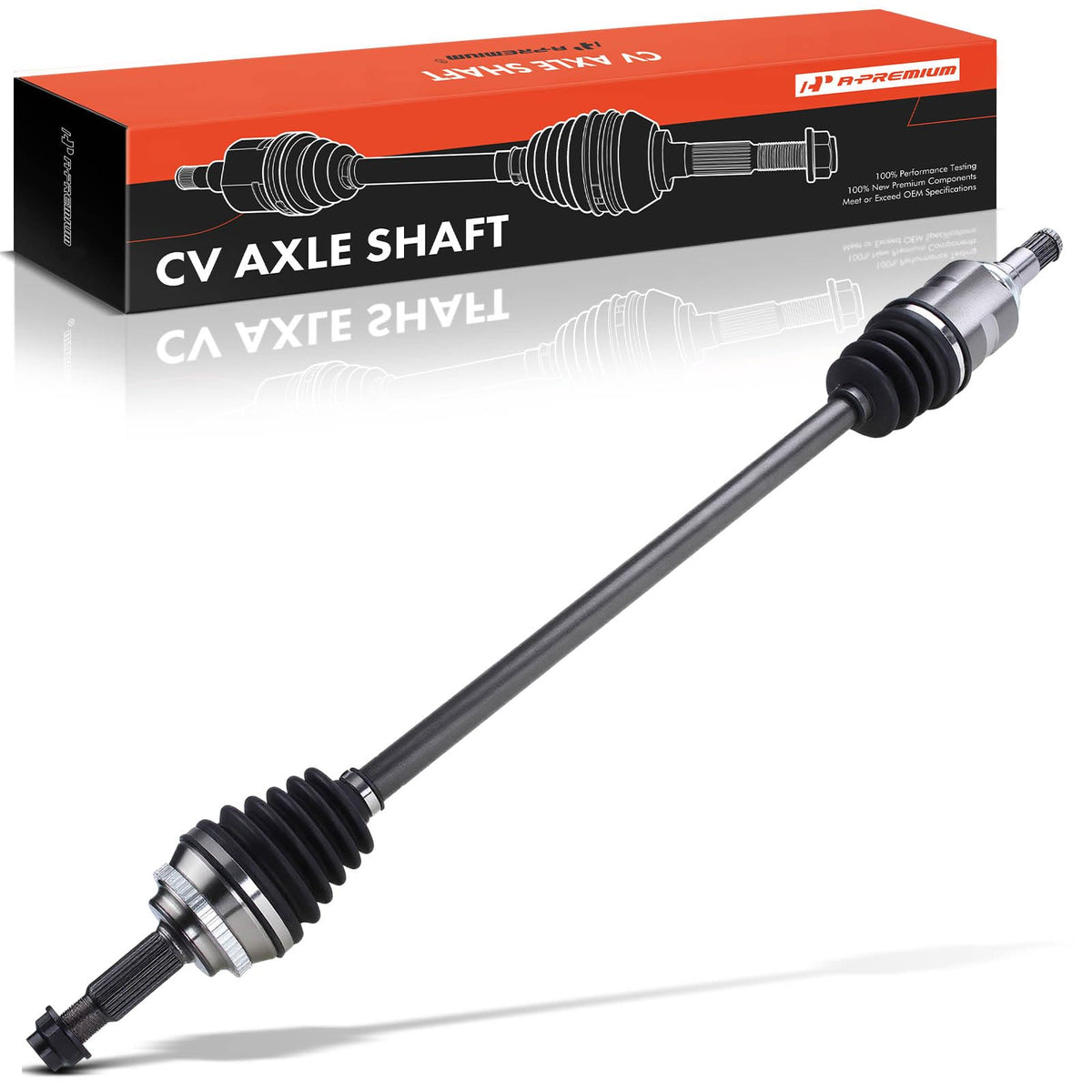 A-Premium front view of axle assembly showing fit and finish for reliable replacement