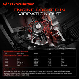 A-Premium front right motor mount package displaying part for immediate swap and stability