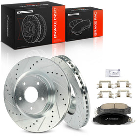 A-Premium front kit packaging showing complete contents and fast replacement benefit