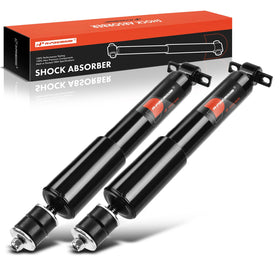 A-Premium front shock assembly front view showing fitment and improved handling