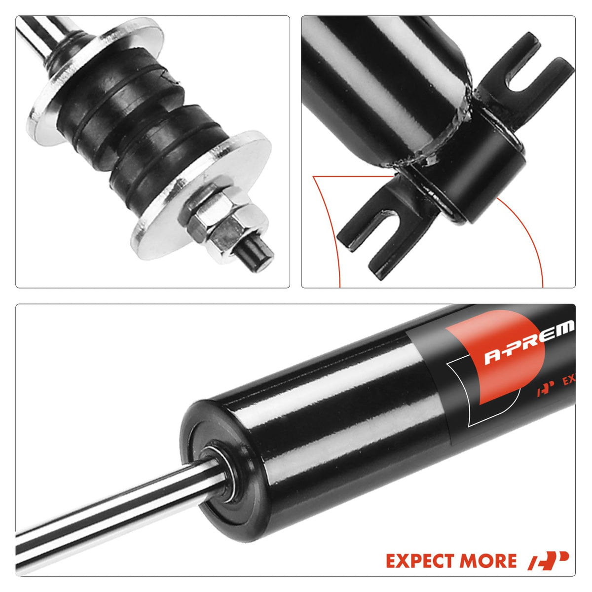 A-Premium shock surface texture and finish indicating corrosion resistance