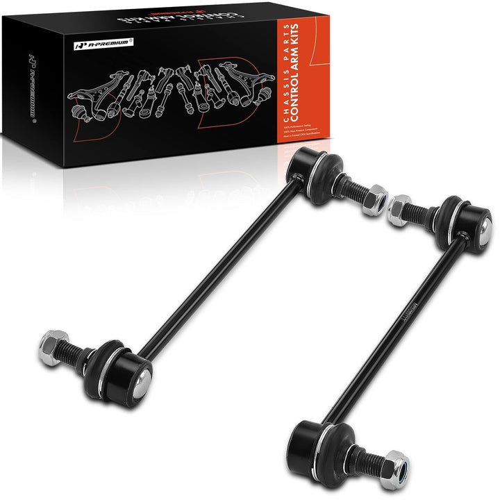 A-Premium front view of stabilizer link showing full assembly and fitment benefit