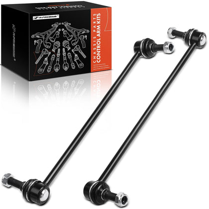 A-Premium front sway bar link front view showing correct fit and improved handling