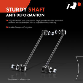A-Premium packaged stabilizer link with included hardware for straightforward installation