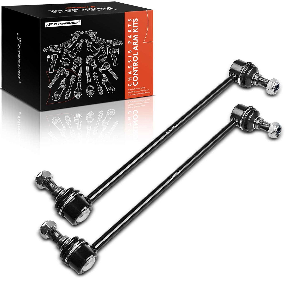 A-Premium packaging showing front sway bar link and included accessories, ensures correct fit