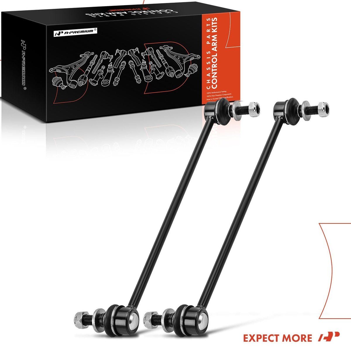 A-Premium staged vehicle driving scene showing improved control during cornering