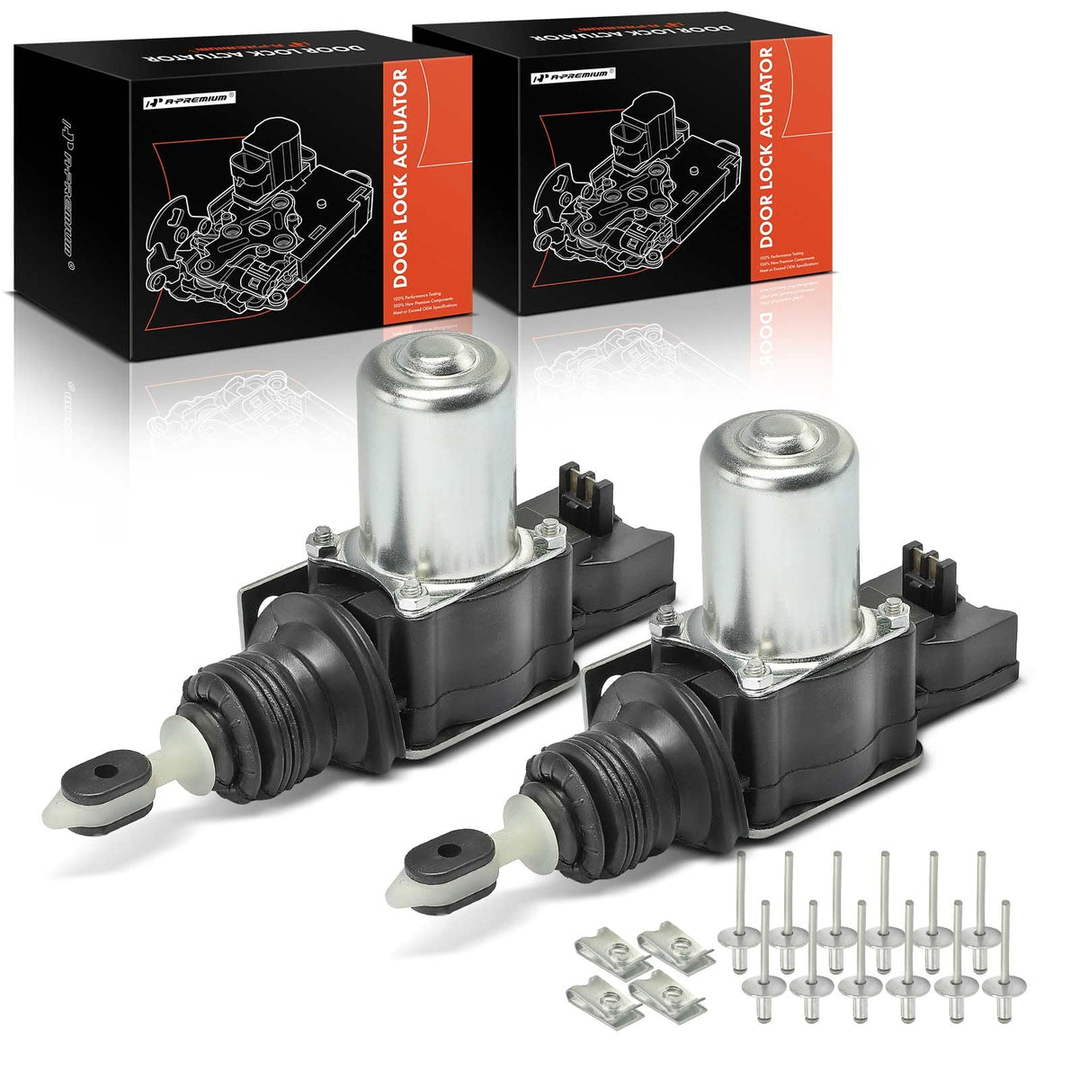 A-Premium front view of actuator pair showing fitment and easy replacement benefit
