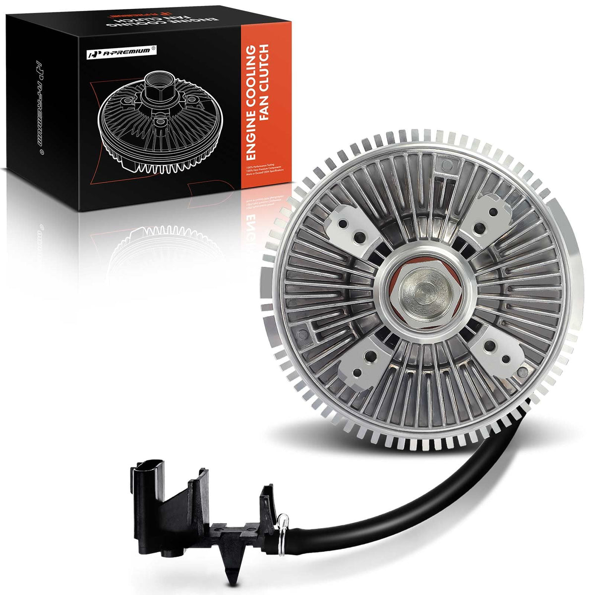 A-Premium front view assembled clutch showing durable construction and reliable fit