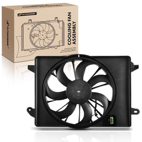 A-Premium front view assembly showing full fan and shroud, restores airflow