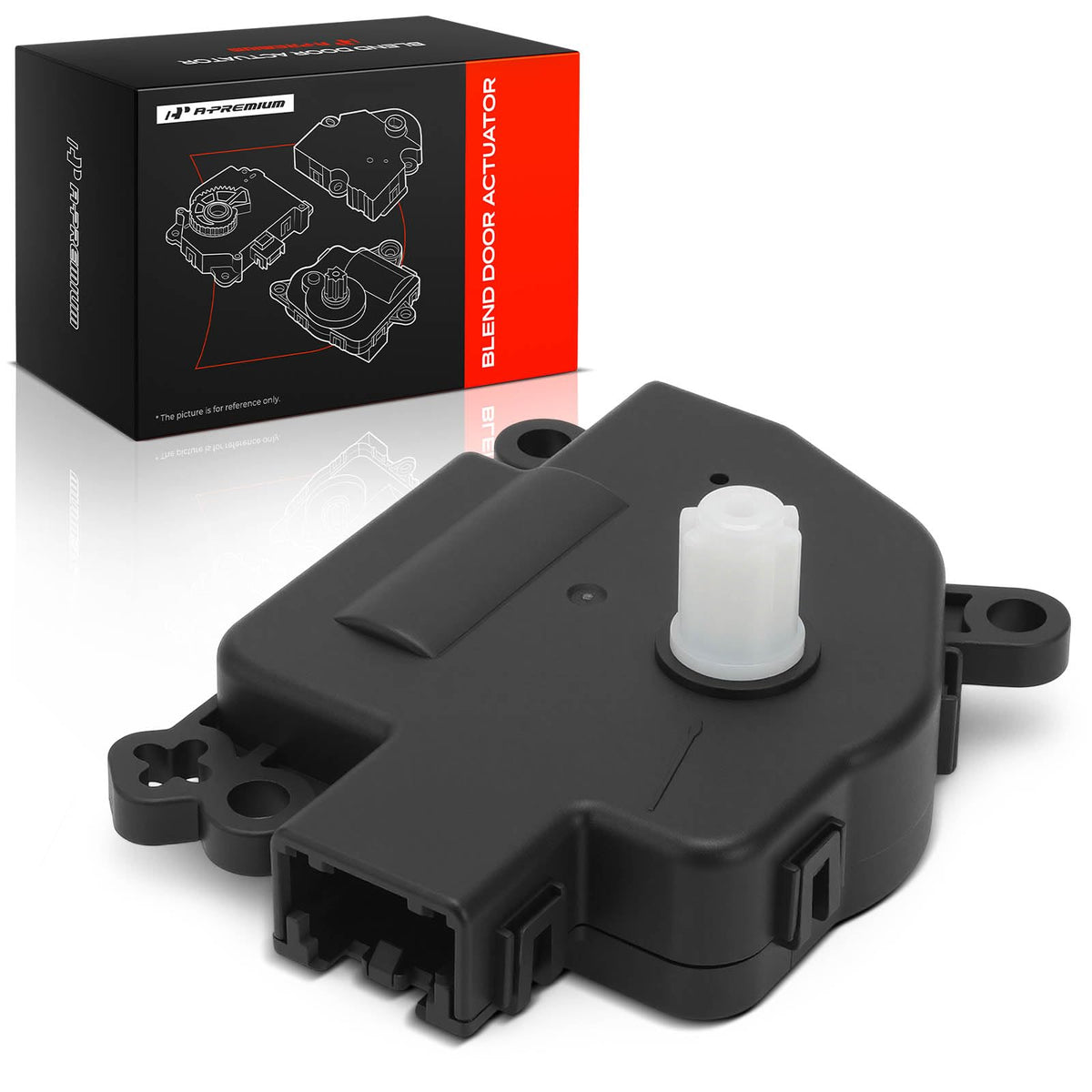 A-Premium front view of blend door actuator showing fitment and easy replacement