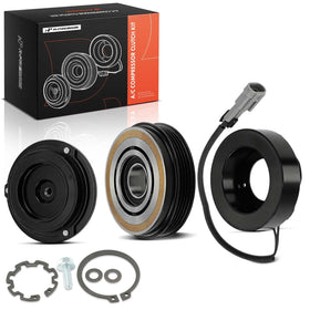 A-Premium front view of clutch kit showing parts and benefits