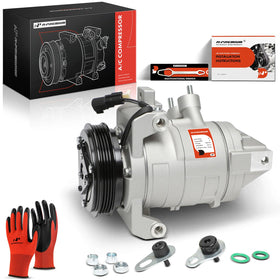 A-Premium front view compressor showing mounting points and fitment benefits