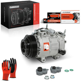 A-Premium front view of compressor showing solid replacement design and compatibility