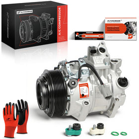 A-Premium front view compressor showing complete assembly and compatibility benefit