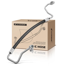 A-Premium front view of discharge hose showing complete assembly and fitment benefit