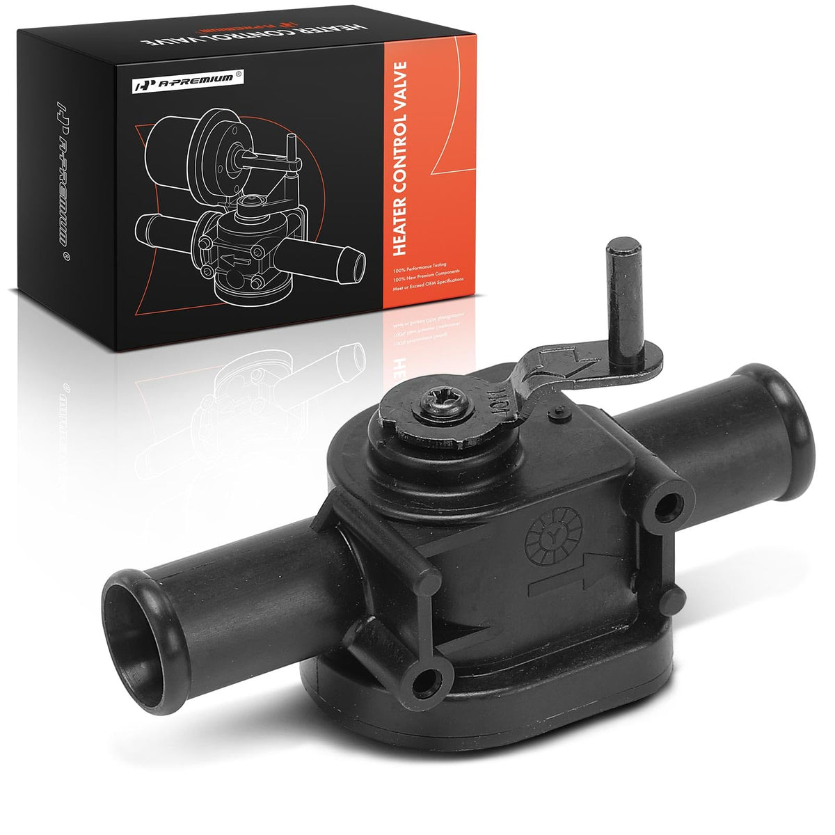 A-Premium front view of heater control valve showing direct-fit design and reliability
