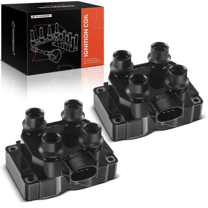 A-Premium front view of ignition coil pack showing fit and quality benefit