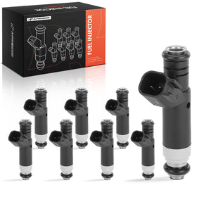 A-Premium front view of eight injectors showing uniform nozzles and fitment benefit