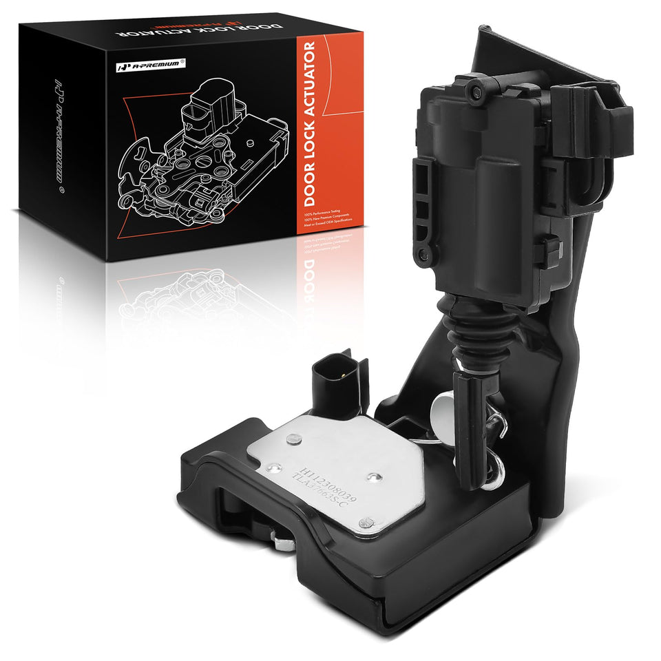 A-Premium front view of actuator showing mounting points and durable build benefit