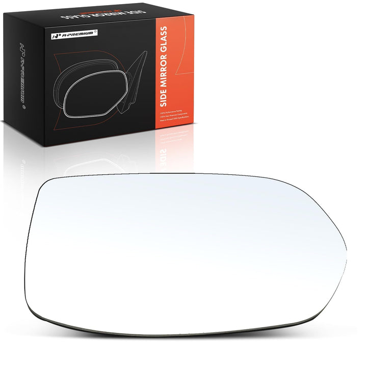 A-Premium front view mirror glass showing clean reflective surface and precise fit