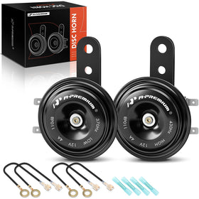 A-Premium front view showing horn pair and compact design benefit