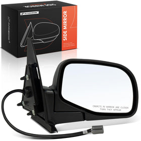 A-Premium front view passenger mirror showing complete assembly and fit