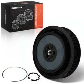 A-Premium front view of pulley with bearing showing ready-to-install reliability