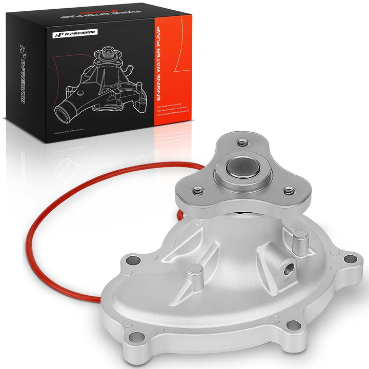 A-Premium front view of pump showing fitment and fastener locations for easy replacement