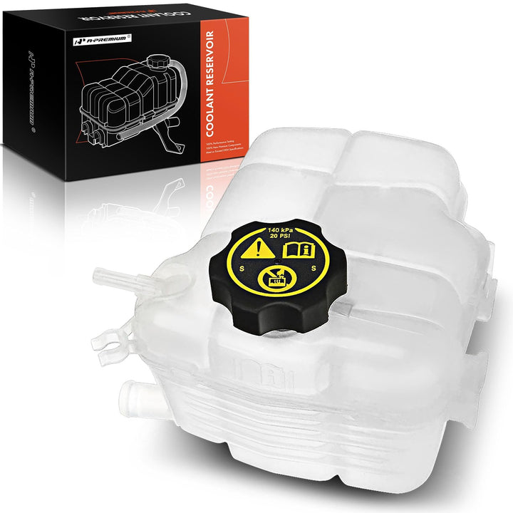 A-Premium front view reservoir tank showing fitment benefit