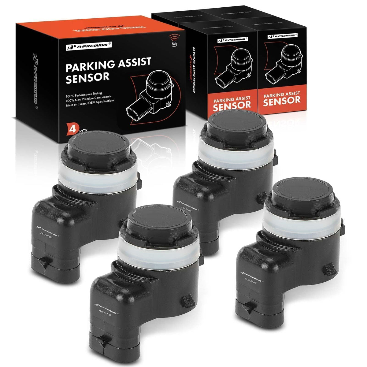 A-Premium front view of sensor showing clean profile and improved detection