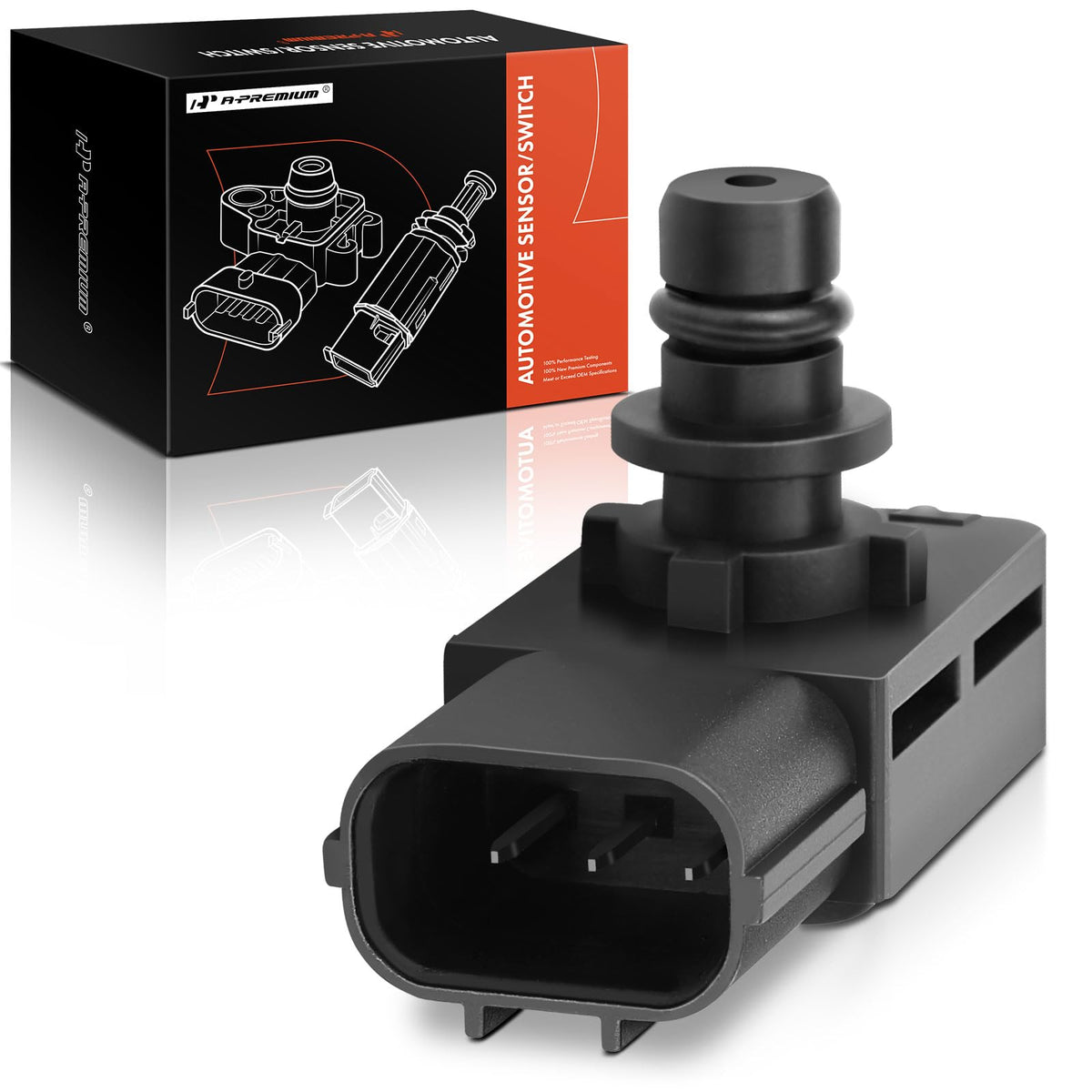 A-Premium sensor front view showing shape and fitment benefit