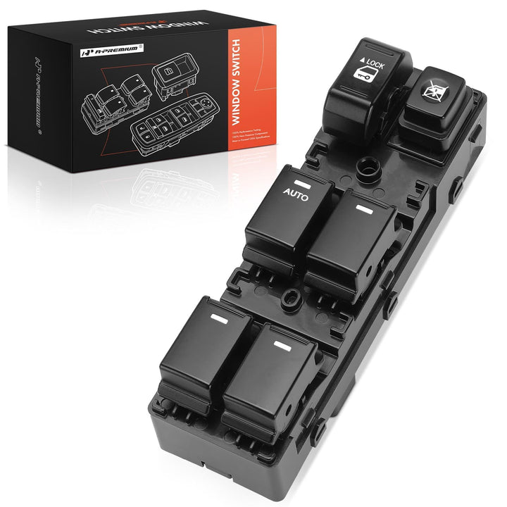 A-Premium front view of driver side switch showing clean fit and reliable replacement